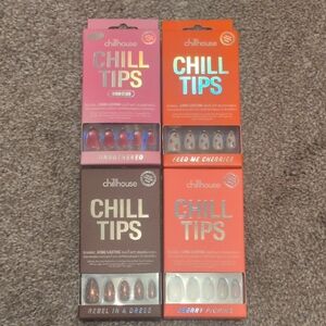 Chillhouse Chill Tips Press-On Nail Sets- 4 Sets